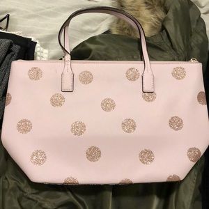 Kate Spade polka dot tote bag
